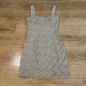 Princess Polly Tan Floral Mini Dress